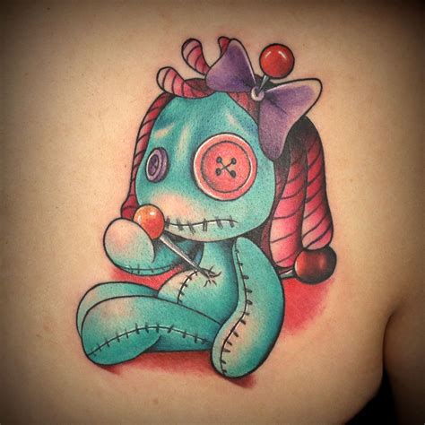 Voodoo doll tattoo